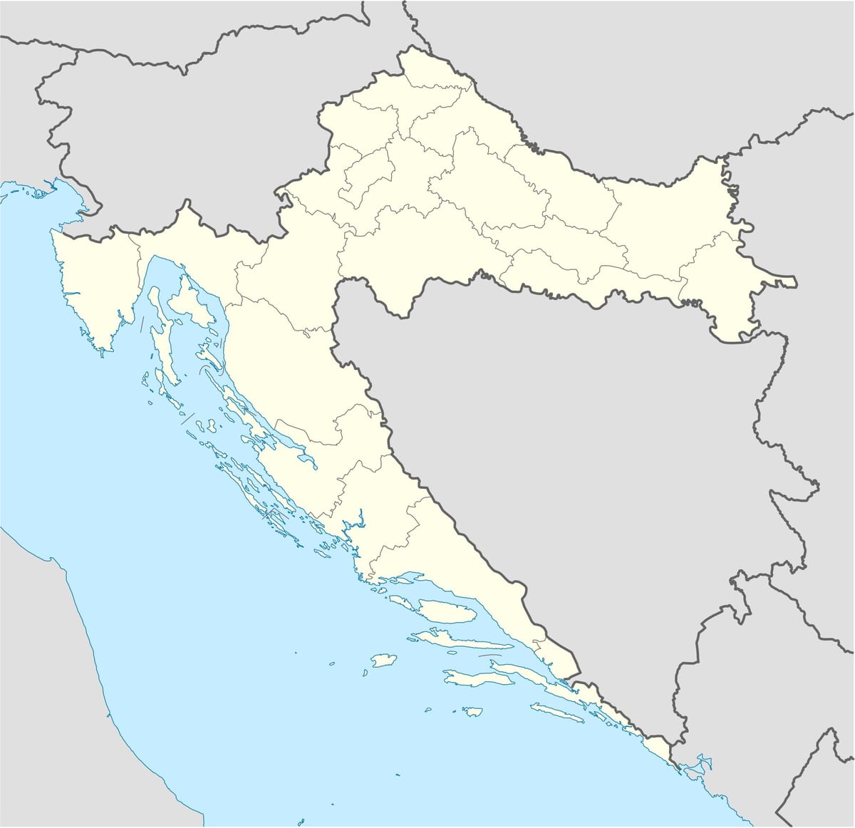 რუკა ხორვატია გასულია
