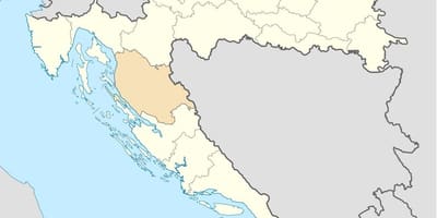 Senj ხორვატია რუკა