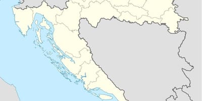 ხორვატია მდებარეობა რუკაზე