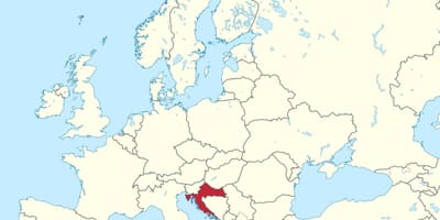 ხორვატია ევროპის რუკა