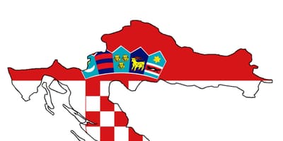 ხორვატია რუკა დროშა