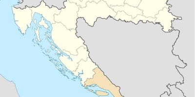 რუკა dalmatia ხორვატია 