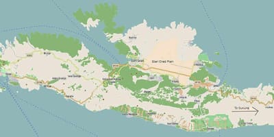 რუკა hvar კუნძული ხორვატია