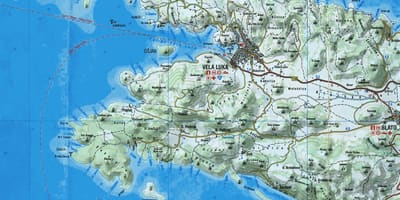 რუკა korcula ხორვატია