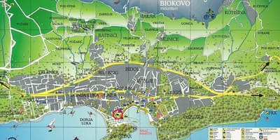 რუკა makarska ხორვატია