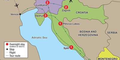 რუკა opatija ხორვატია