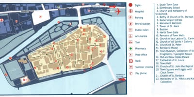 ხორვატია trogir რუკა
