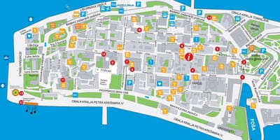 რუკა zadar ხორვატია